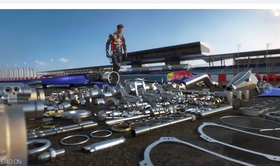 C4D R16系列教程：Matthias Zabiegly: How R16 Fueled RedBull Racing F1 Animation