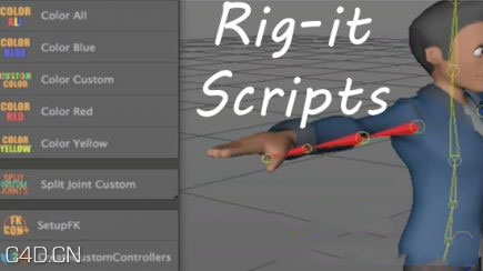 C4D骨骼绑定脚本 Cineversity Premium Rig It Scripts - C4D之家 - Cineversity-Premium-Rig-It-Scripts.jpg