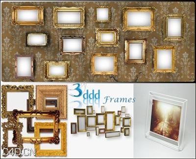相框3D模型合集 3DDD Highly Detaild Photo Frames - C4D之家 - a0d080bd95a7f1066ffc8af6f59a31f2.jpg