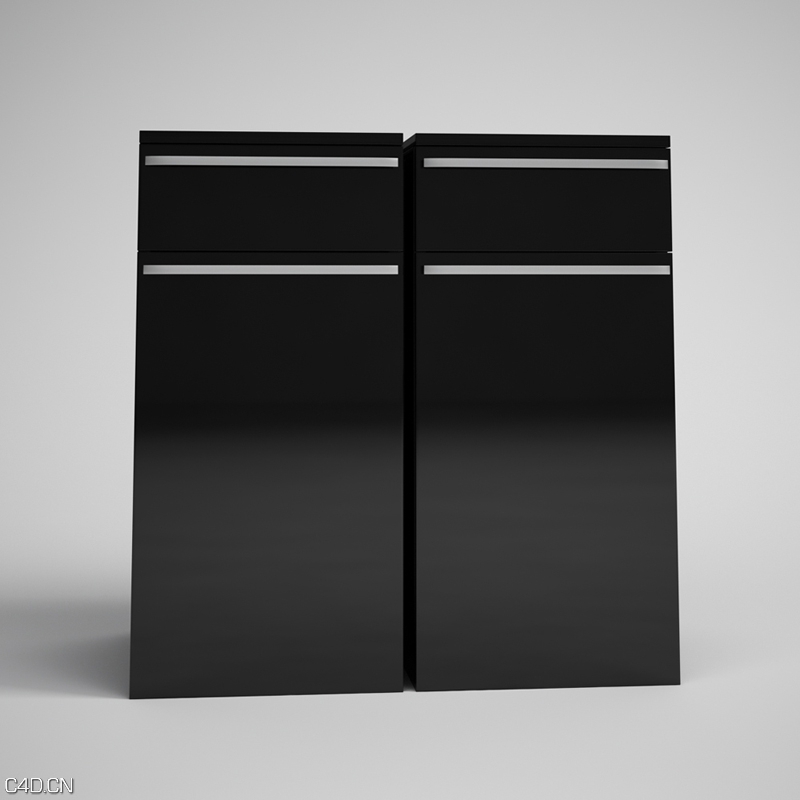 卫生间设施3D模型(浴柜、台盆等) CGAxis Bathroom Set 01 - C4D之家 - 001_2.jpg