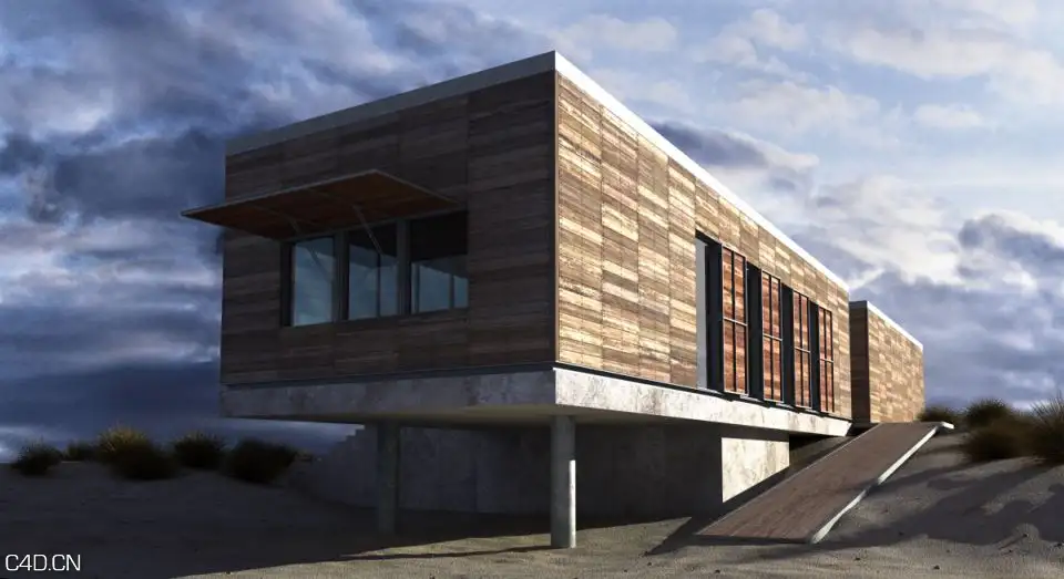 室外建筑：别墅3D模型 Evermotion Archexteriors vol 2 - C4D之家 - 7f6c58e720d7573c7463e84db63c6f3f.jpg