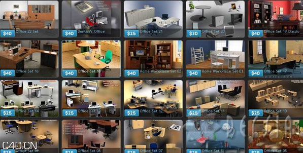 办公室家具3D模型合集 humster3d – 27 Office Sets and Office Furniture 3D Models - C4D之家 - 5f3a355bcf877e105fbe8c6bb9b2054f.jpg