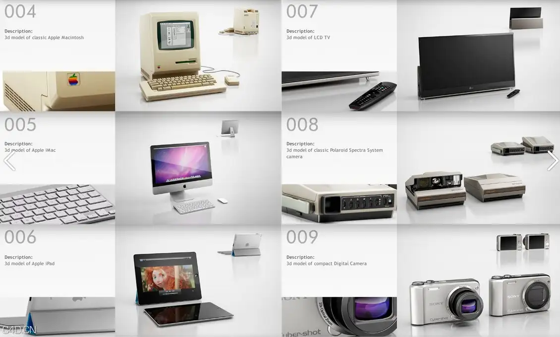家居饰品3D模型合集 Viz-People: 3D Home Gadgets - C4D之家 - cinema4d_ 2014-09-21 16.33.02.jpg