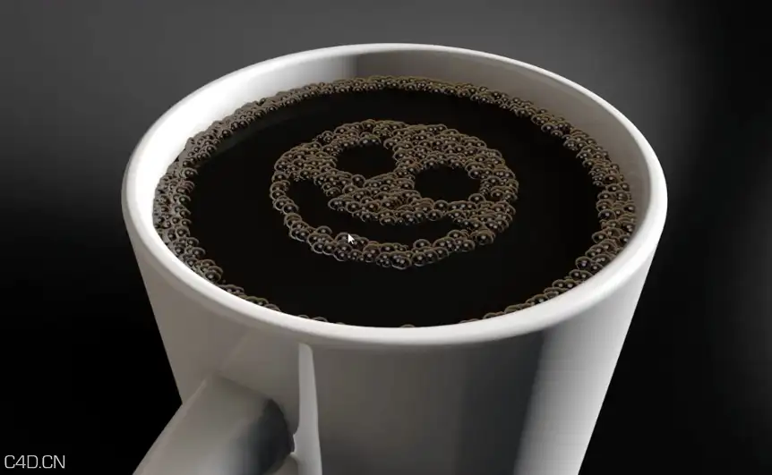 C4D咖啡杯气泡形成LOGO视频教程 Cinema 4D - Coffee Bubbles Logo Effect Tutorial - C4D之家 - cinema4d_ 2014-09-21 17.58.25.jpg