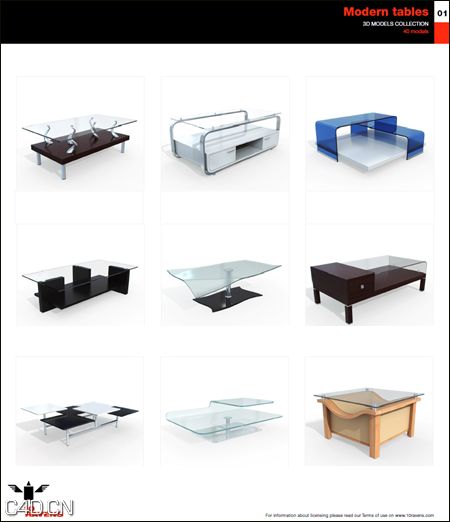 桌子3D模型合集 10ravens: 3D Models collection 004 Modern tables 01 - C4D之家 - c762a8cd32d864a02a3c403e3a3c6bfb.png