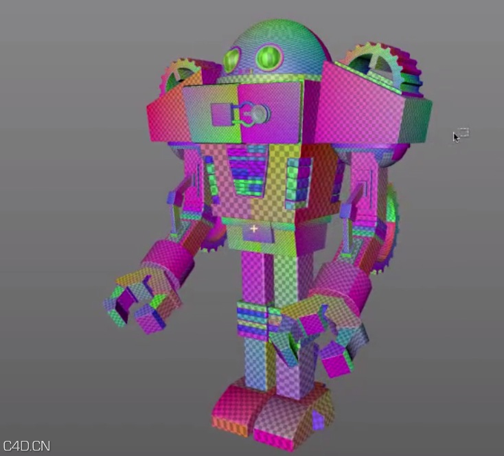 C4D R16教程：New in Cinema 4D R16: UV Peeler