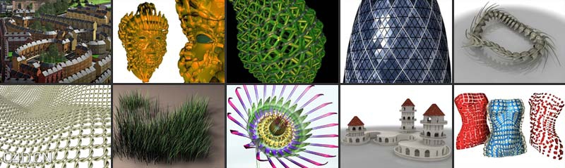 C4D对称构造建模插件 Lots of Pixels – Fusionthing v1.16 R12-R16