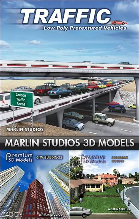 实用进阶城市模型套装 Marlin Studio Premium City Models Bundle - C4D之家 - d173bda7b32d8e6c088b1e51211c8ec2.jpg