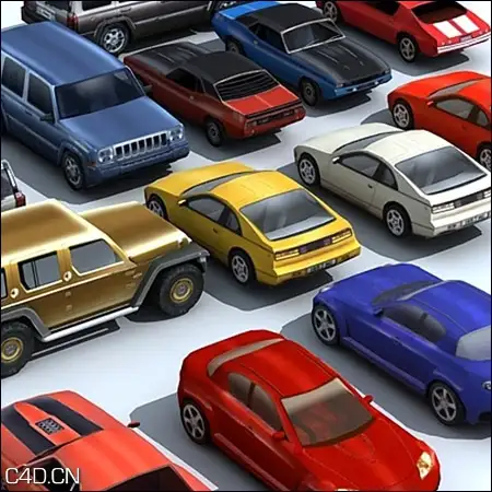 汽车3D模型合集 3D Models of Lowpoly Cars - C4D之家 - c9ad65d08a730efed752746e138ed95c.jpg