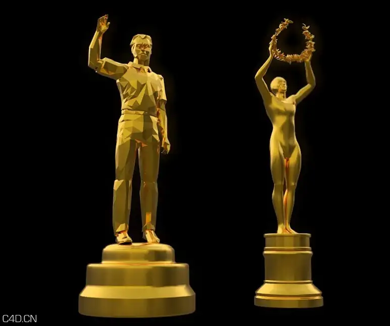 小金人奖杯C4D模型 Oscar trophy - C4D之家 - cinema4d_ 2014-09-24 12.56.48.jpg