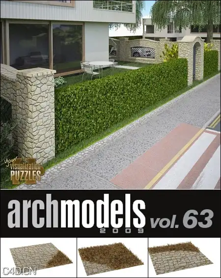 建筑模型-地面模型 Evermotion – Archmodels vol. 63 (FBX) - C4D之家 - 639375b6e86669387f256db957b325af.jpg