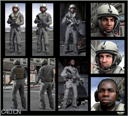 《使命召唤现代战争》美国大兵人物3D模型 Call Of Duty Modern Warfare 3 models - C4D之家 - b9362cc2d19425f2c3f0cd669cabdfdc.jpg