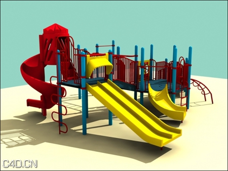 儿童游乐场3D模型 3D Models for Children Playground