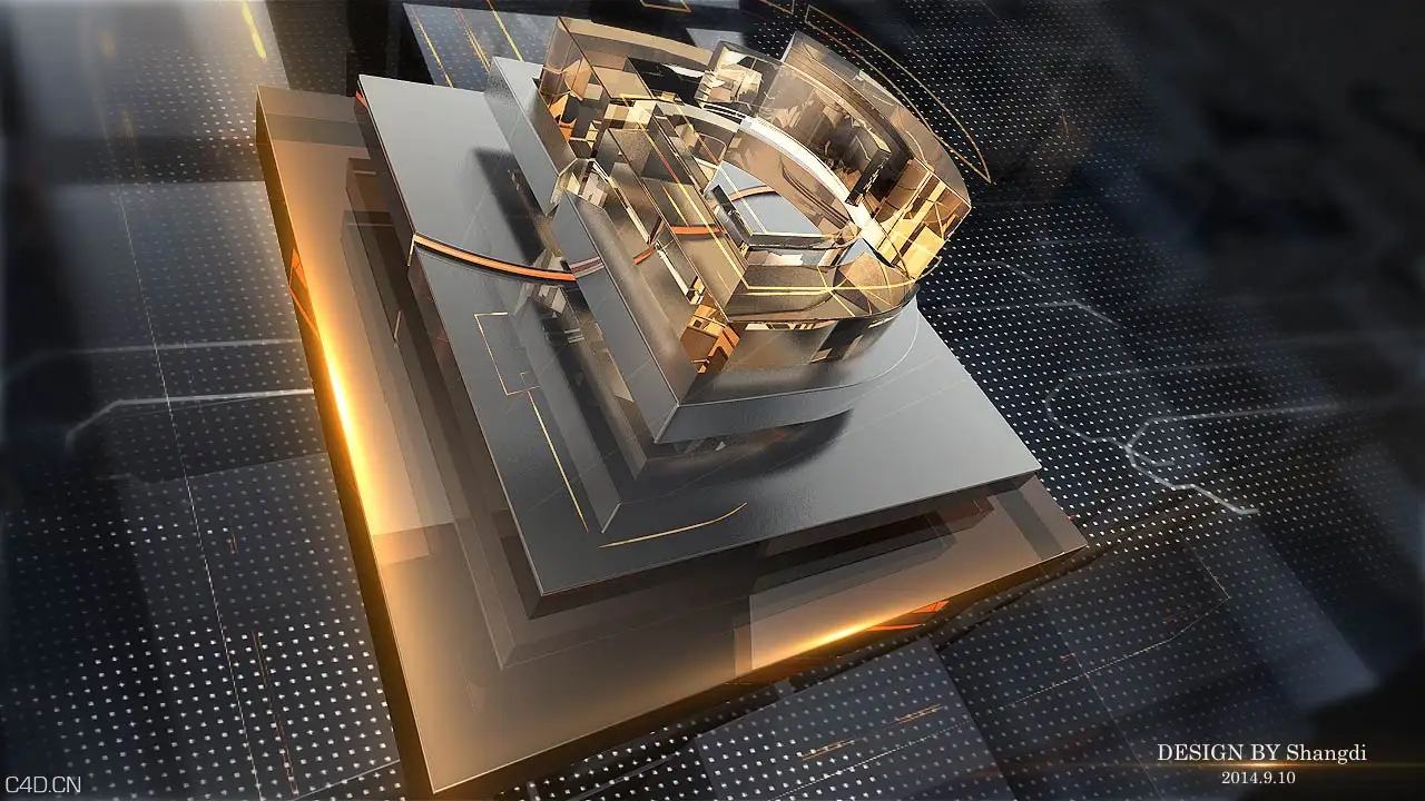 科技感强的AE单帧工程（俄罗斯AE工程） - C4D之家 - color (0;00;00;00).jpg