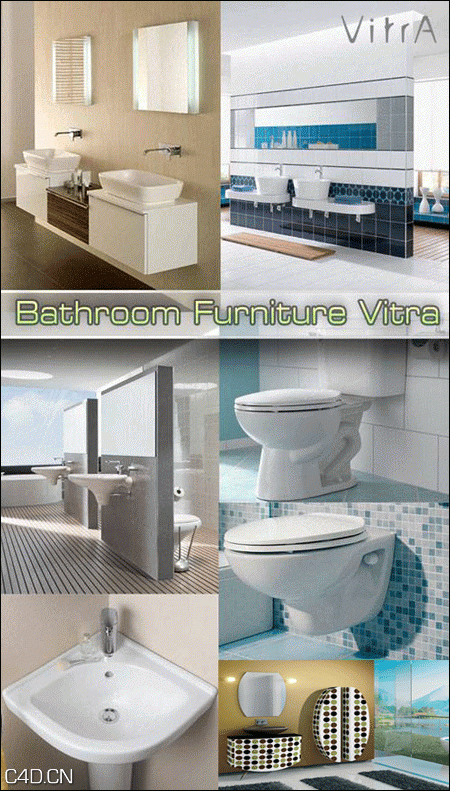 卫生间设施3D模型 Vitra Bath 3d Models - C4D之家 - ff69b267c8262fa076e2f31a4a630b6e.gif