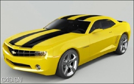 雪佛兰Camaro模型 Chevrolet Camaro 2009 Maya Binary