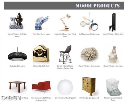 家具/装饰品3D模型 Moooi Furnitures 3d Models - C4D之家 - f84d6249faccf0f8ff7b9a1e4fbc1dff.jpg