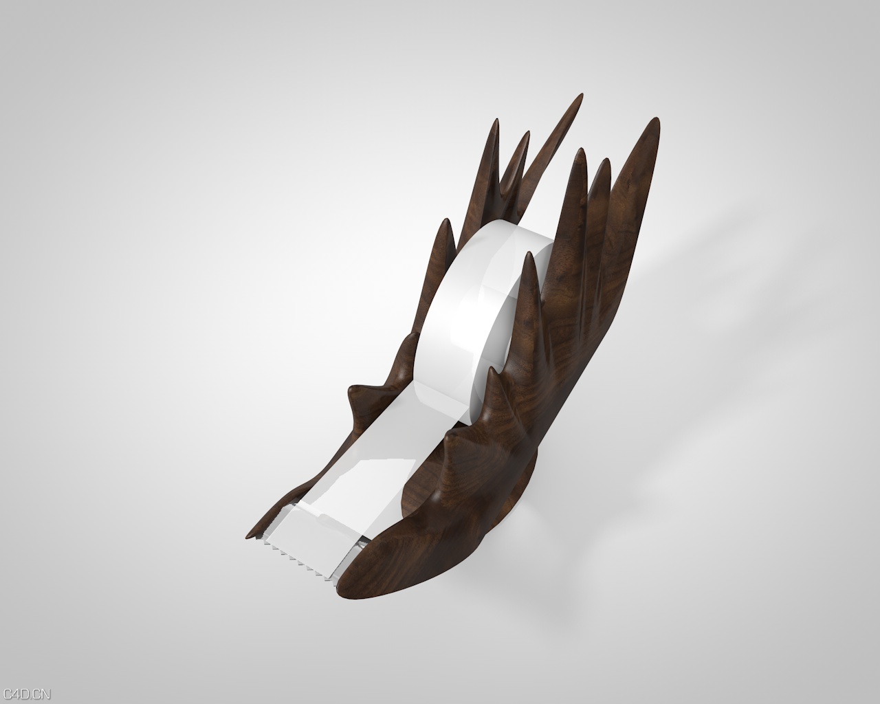 產品設計：鹿角膠帶台 - C4D之家 - MooseAntler_a4.jpg