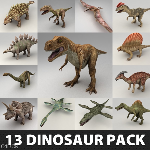 34个C4D恐龙绑定模型 Dinosaur Models Rigged - C4D之家 - Dinopack.png94ed67da-80e3-4ac4-8269-fbeb9106d3c4Original.jpg