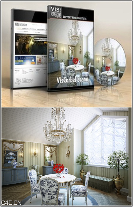 欧式室内3D模型 VisCorbel Scenes - C4D之家 - 60a7d8bf868c0d6847ad199b60ec760e.jpg