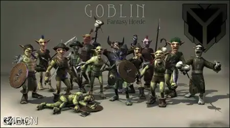 Unity3D 幻想精灵包 Fantasy Horde Goblin Pack - C4D之家 - 74c0d36bd3c3ead3410acf1d8469ffd6.jpg