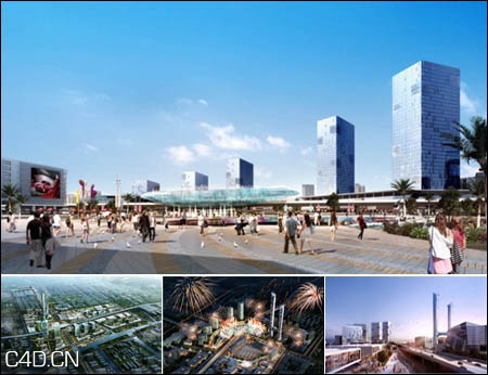 城市场景3D模型 Crystal Project - C4D之家 - 375d07478398ac17ee7f10910bfd19df.jpg