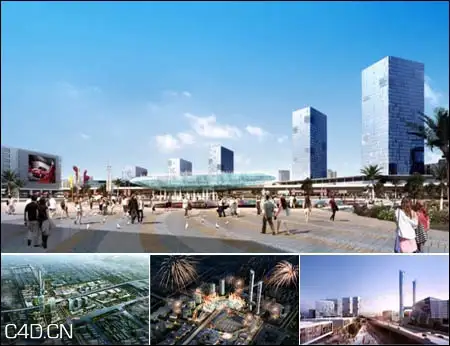 城市场景3D模型 Crystal Project - C4D之家 - 375d07478398ac17ee7f10910bfd19df.jpg