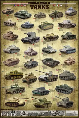 二战坦克3D模型合集（max | 3ds）WW2 Tanks - C4D之家 - 2450-0388.jpg