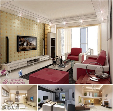 时尚简约客厅3D模型（MAX） Cozy Living Room - C4D之家 - 08cbd5b323c8fb59a2d6584e27e78f80.jpg