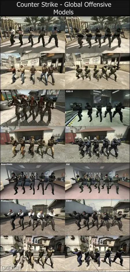 《反恐精英》 – 全球攻势3D模型Counter Strike – Global Offensive Models - C4D之家 - 4c64dd26429adee98fc496c162404395.jpg