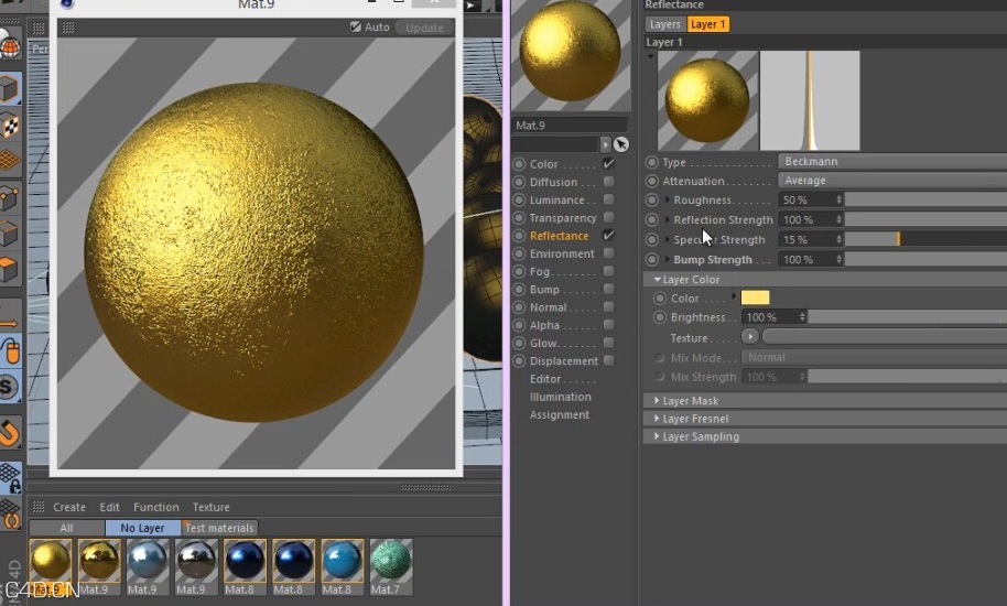 c4d r16反射材质调节教程 Cinema 4d R16 Explained Inside out - C4D之家 - cinema4d_ 2014-10-07 17.17.59.jpg