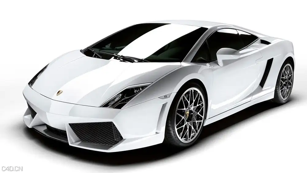 Cinema 4D – 变形和动画汽车模型教程（附C4D工程文件） - C4D之家 - lamborghini-LP560-2.jpg