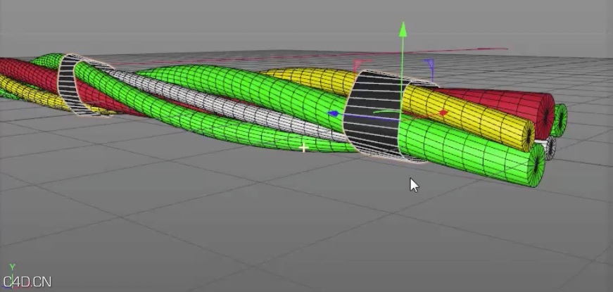 C4D电线制作视频教程（姜涛中文教程）