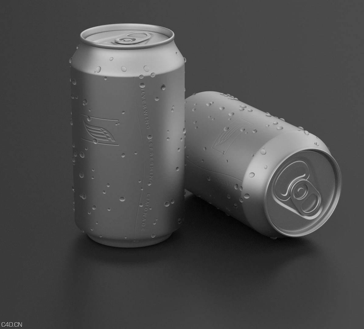 易拉罐饮料3D模型（C4D/OBJ）LEMONADE CAN SCENE For C4D and Vray - C4D之家 - Lemonade_Can.jpg