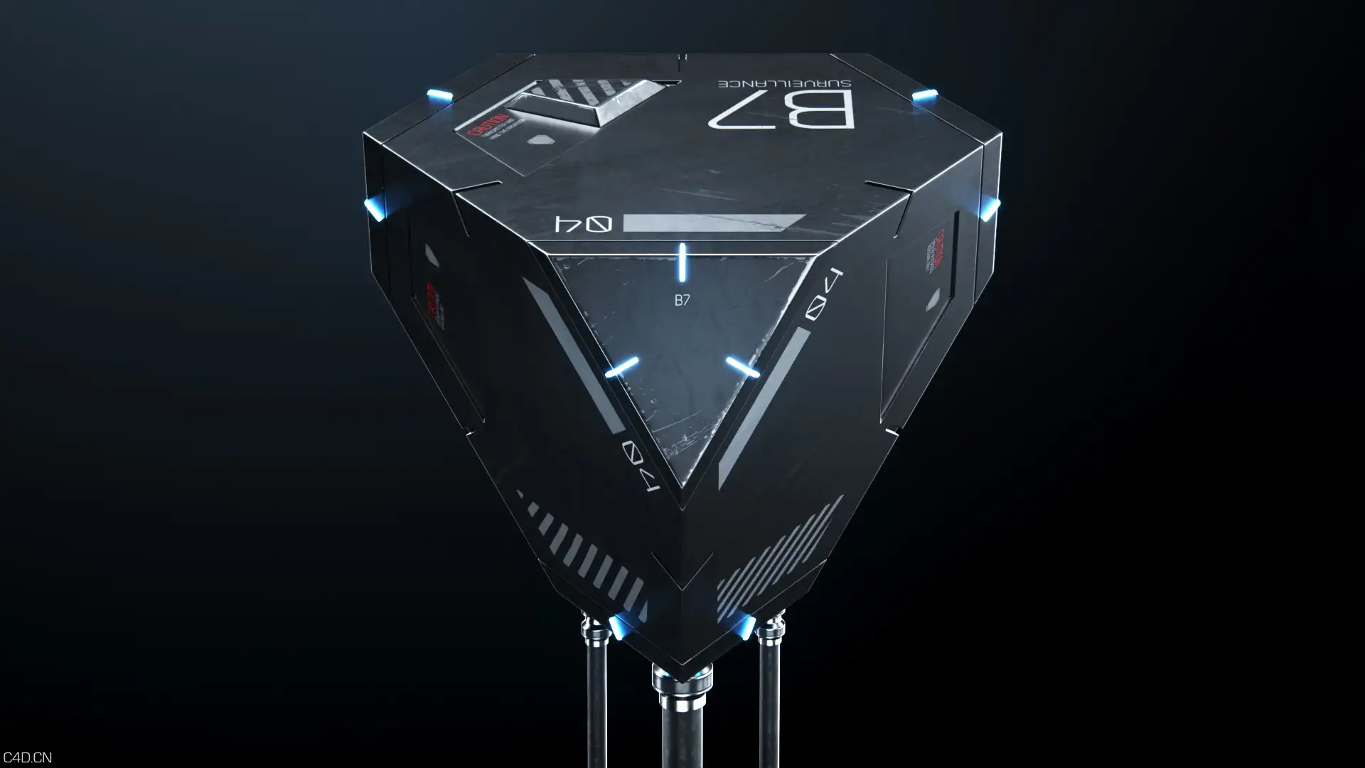 锥体C4D渲染 PYRAMID - C4D之家 - Pyramid_03.jpg