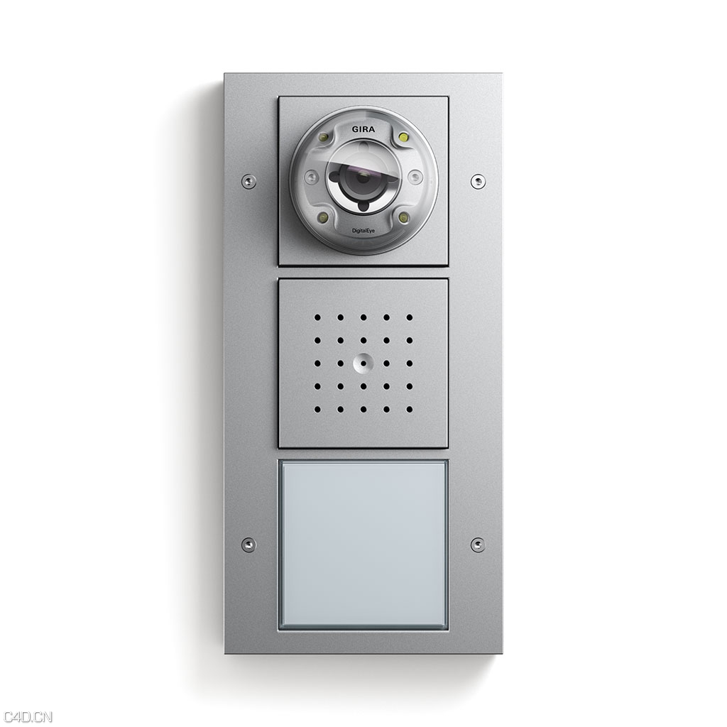 保险安全产品C4D渲染 GIRA Product Viz - C4D之家 - Tuerstation_01.jpg