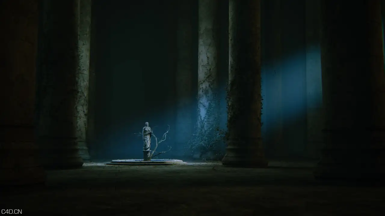 颓废的宫殿C4D渲染 THE GREAT HALLS - C4D之家 - The_Great_Halls.jpg