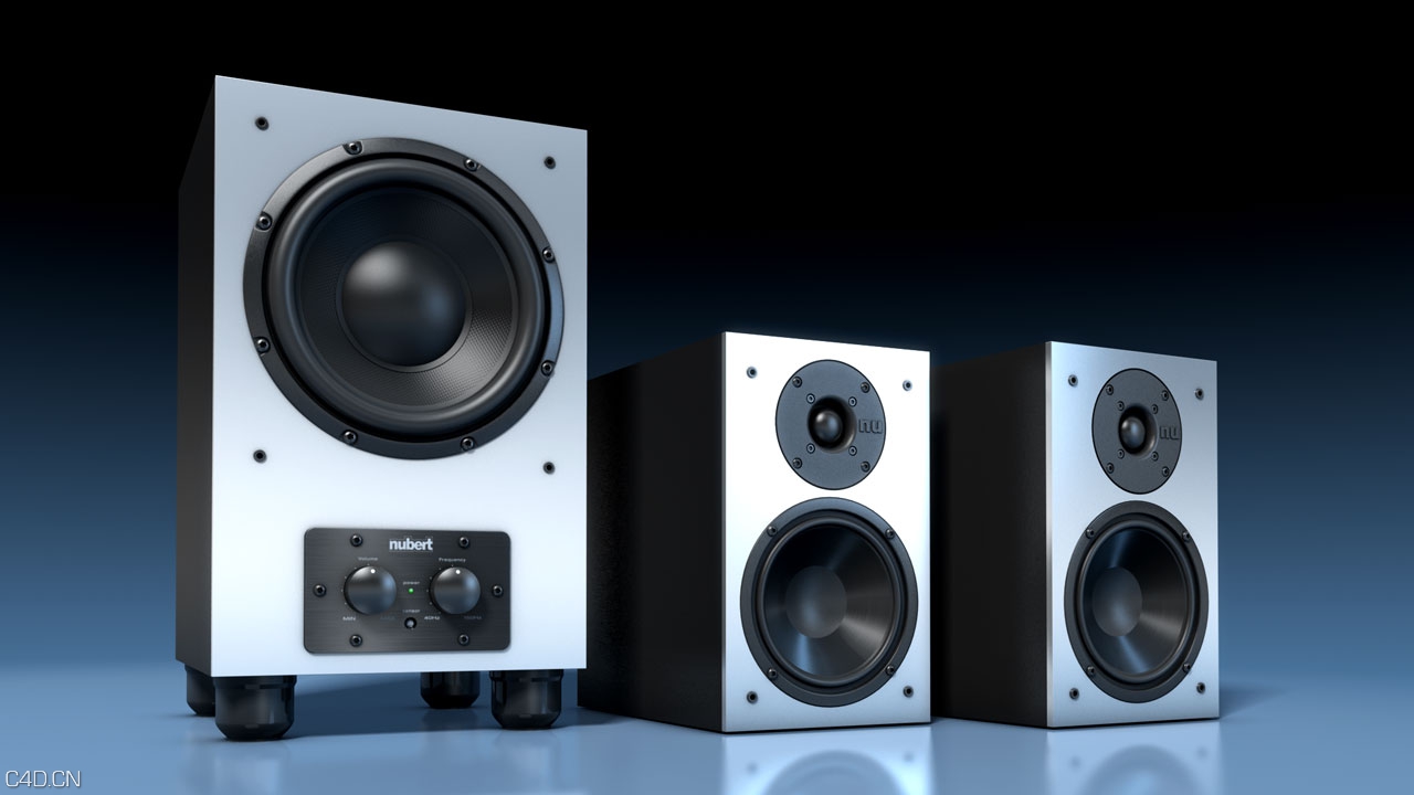 音响设备C4D渲染 NU-BOX - C4D之家 - Nu_Box.jpg