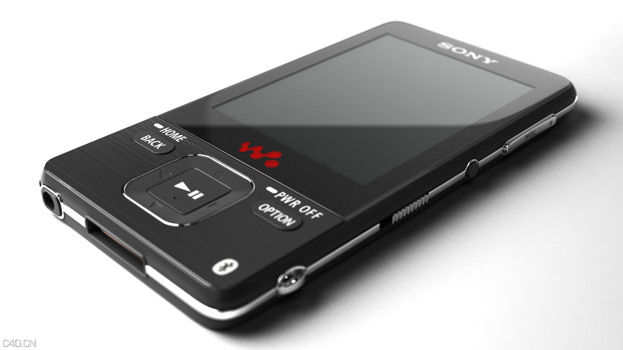索尼手机C4D渲染 SONY WALMAN - C4D之家 - Sony_Walkman_03.jpg
