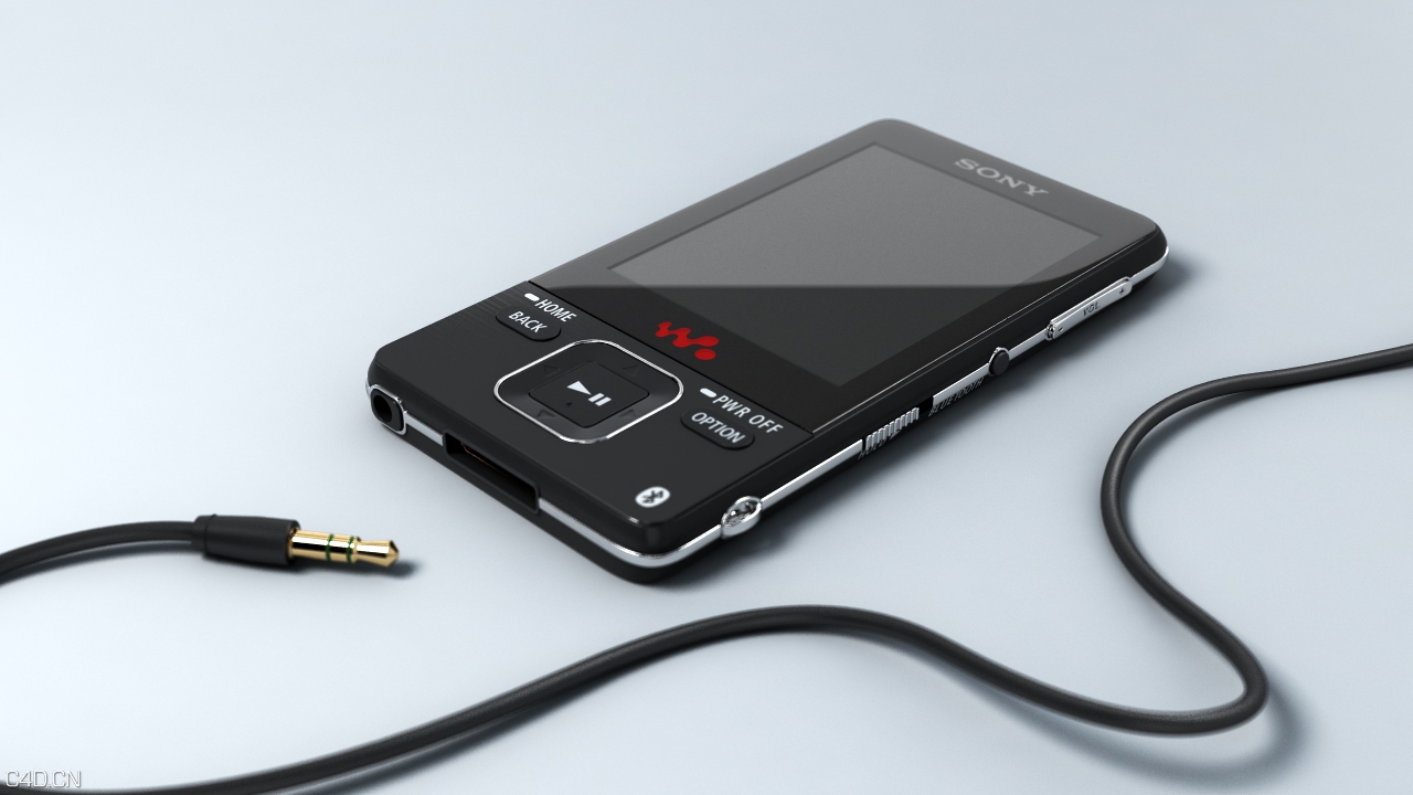 索尼手机C4D渲染 SONY WALMAN - C4D之家 - Sony_Walkman_04.jpg
