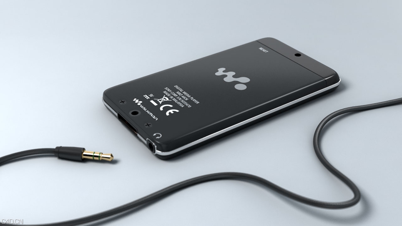 索尼手机C4D渲染 SONY WALMAN - C4D之家 - Sony_Walkman_05.jpg