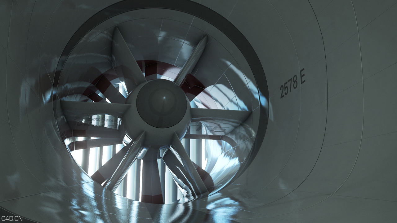 风井C4D渲染 VENTILATION SHAFT