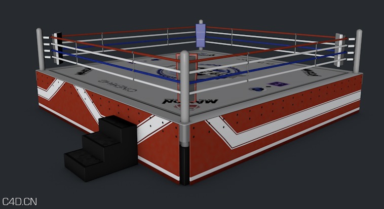 拳击比赛场地3D模型 Boxing Ring for c4d models - C4D之家 - cinema4d_ 2014-10-10 13.30.16.jpg