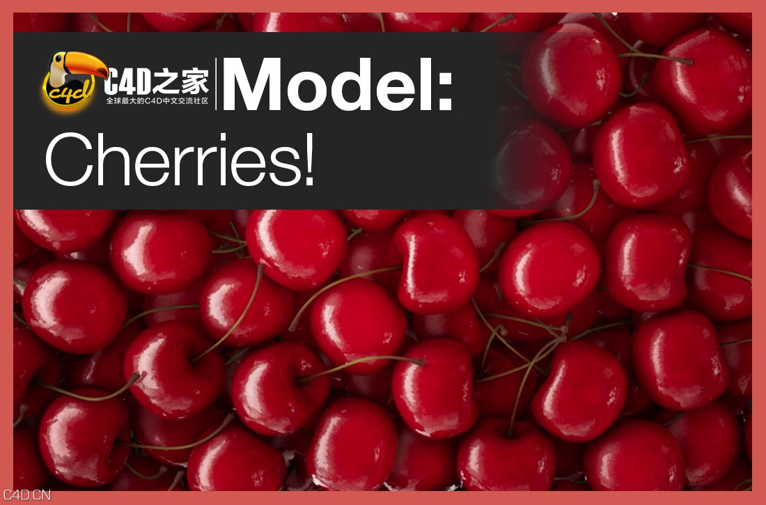 樱桃3D模型 CHERRIES for c4d models - C4D之家 - Cherries2.jpg