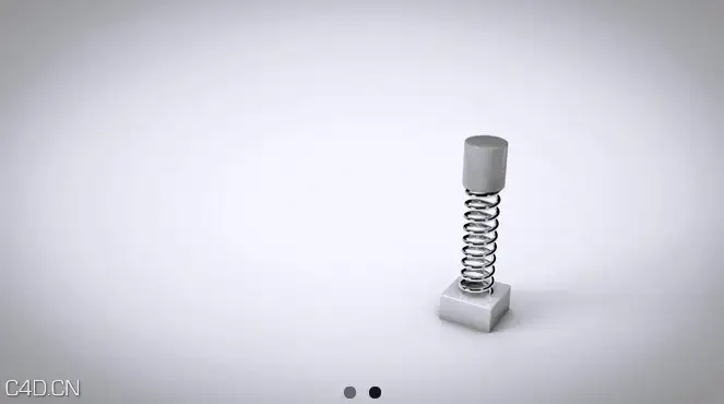 C4D创建一个弹簧动画教程 How to Create a Dynamic Spring