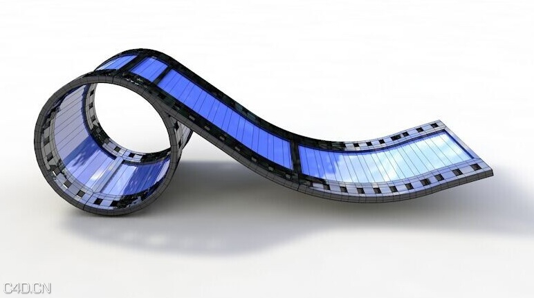 胶卷/胶片3D模型 film c4d models