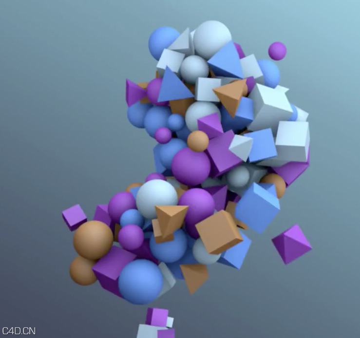 Cinema 4D克隆对象集群效应教程 Cinema 4D Tutorial - The Cluster Effect - C4D之家 - cinema4d_ 2014-10-19 14.10.39.jpg