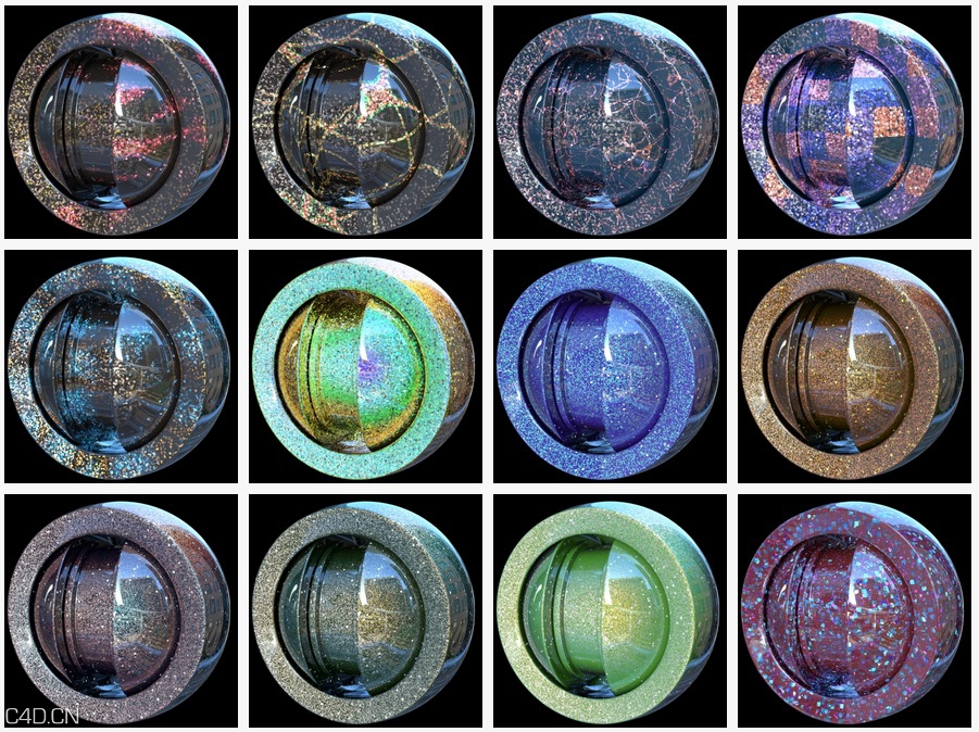 C4D闪耀着色器插件(插件/预设) Sparkle Shader Plugin - C4D之家 - cinema4d_ 2014-10-21 11.26.44.jpg