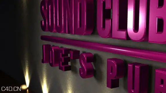 C4D标志文字展示工程 logo reveal - C4D之家 - pub.jpg
