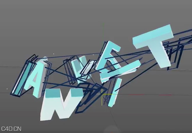 Cinema 4D使用MoGraph(动态图形)与跟踪效应制作可爱卡通风格文字动画包装教程